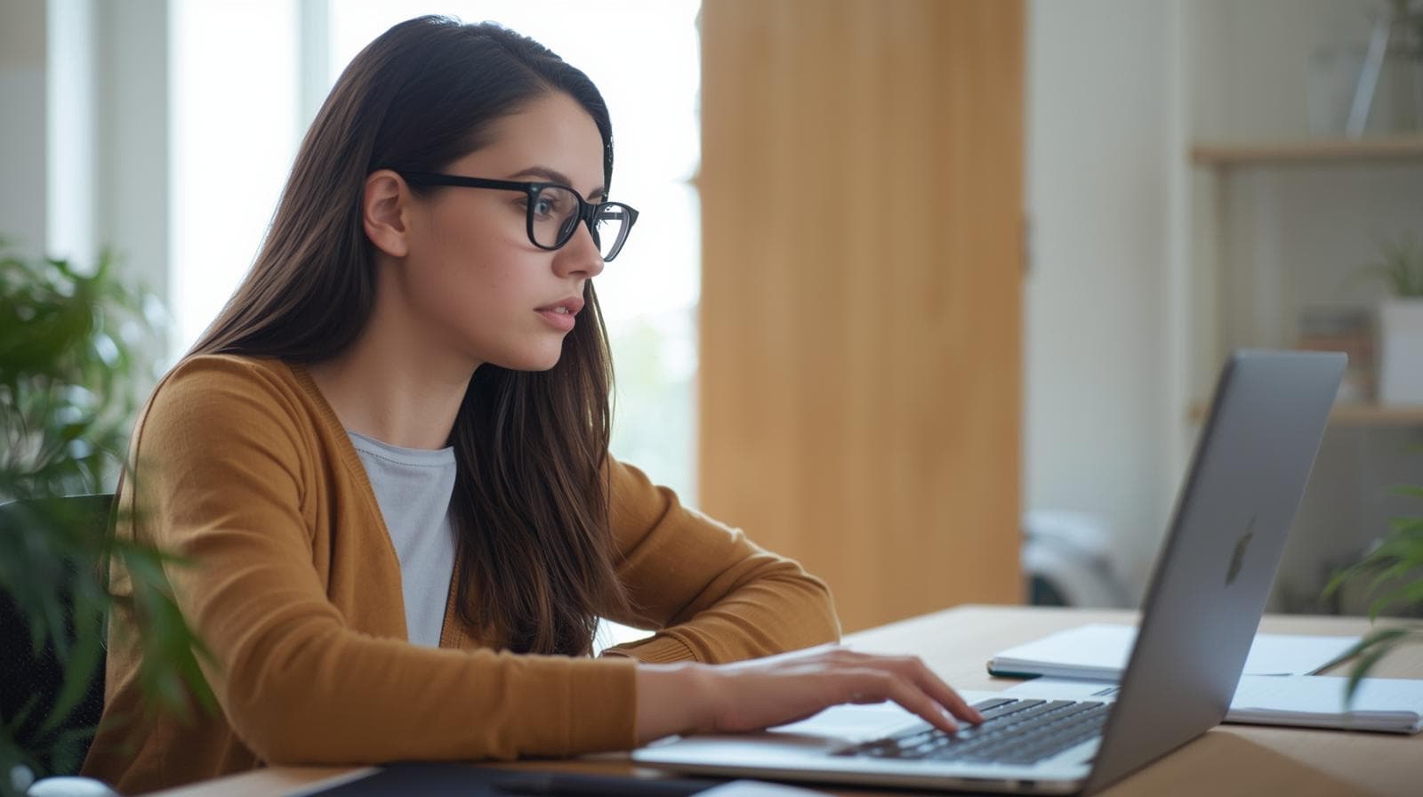 Students learning online